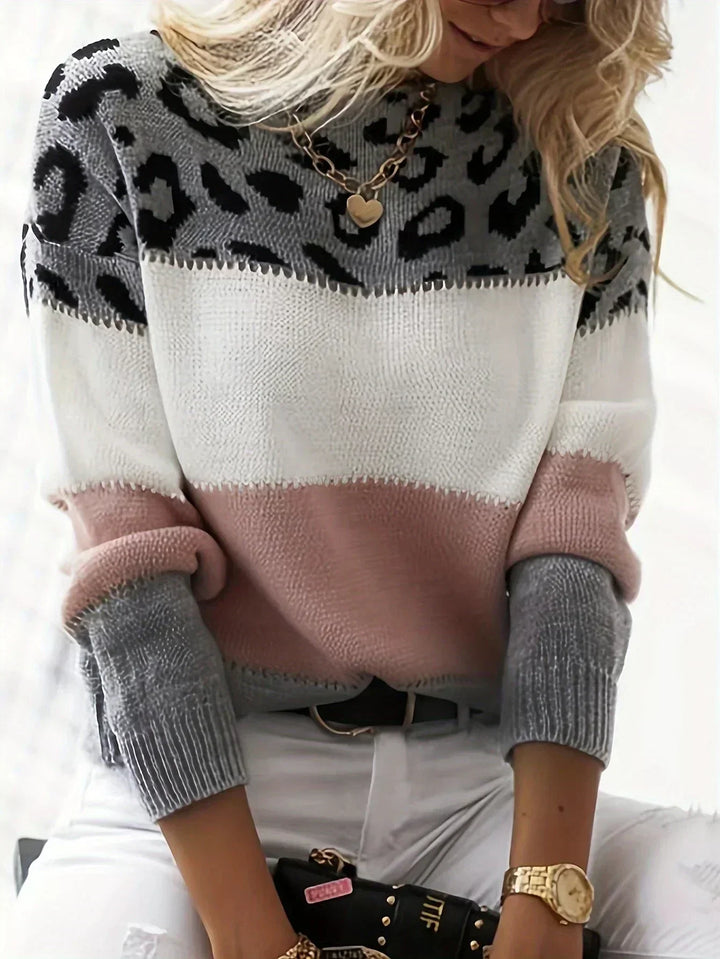 Maja™ | Pull Chic à Imprimé Léopard