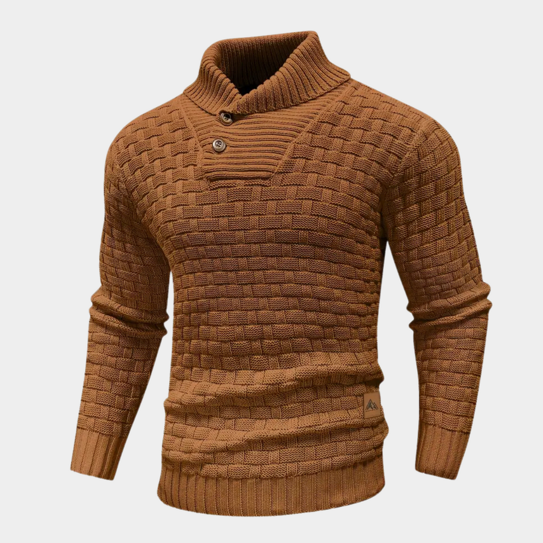 Erik™ | Élégant Pull Col Roulé pour Homme