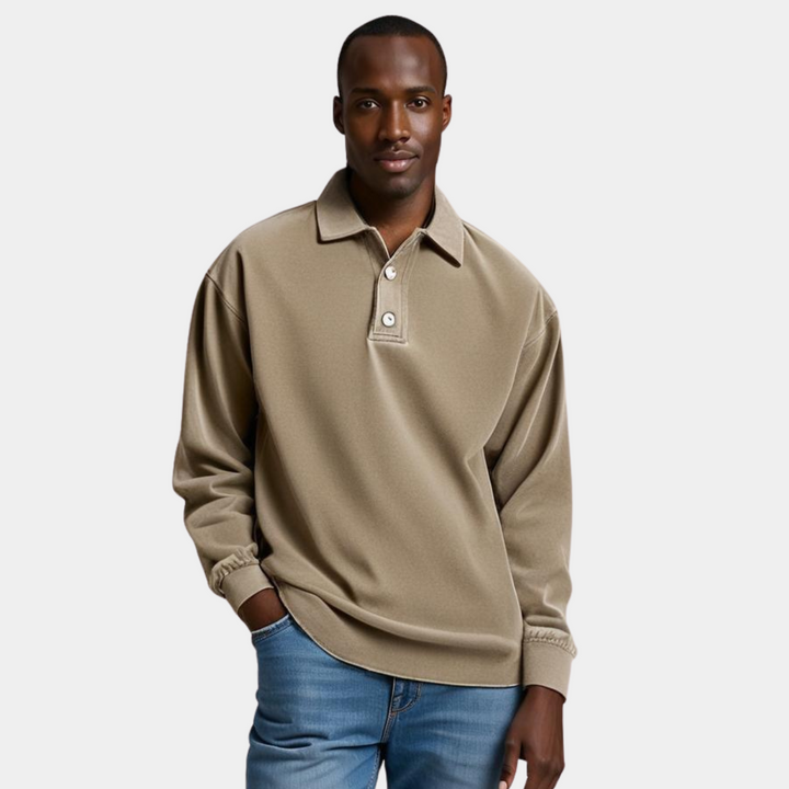 Chemise rétro à manches longues