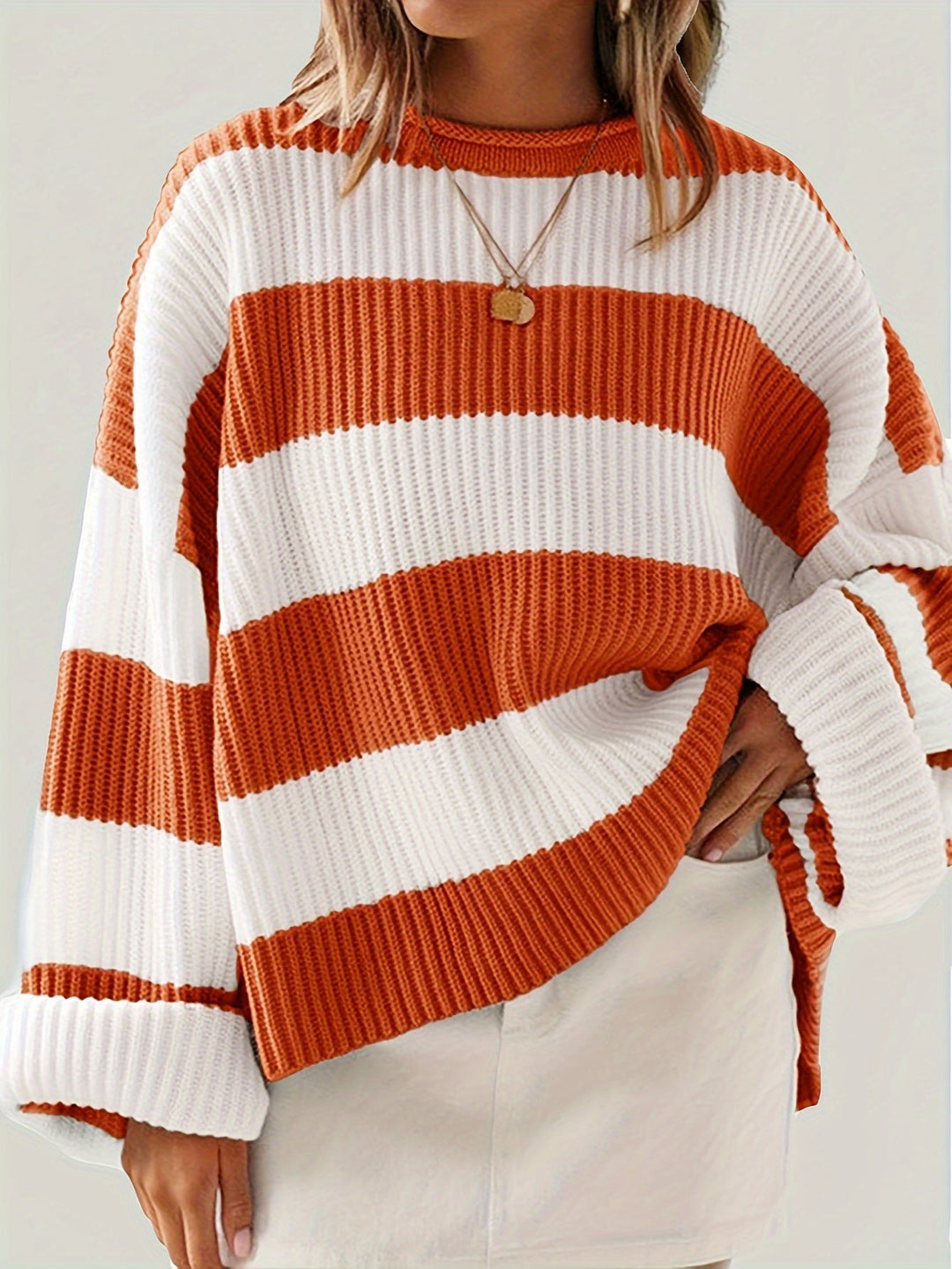 Matilda™ | Pull Rayé à Col Rond