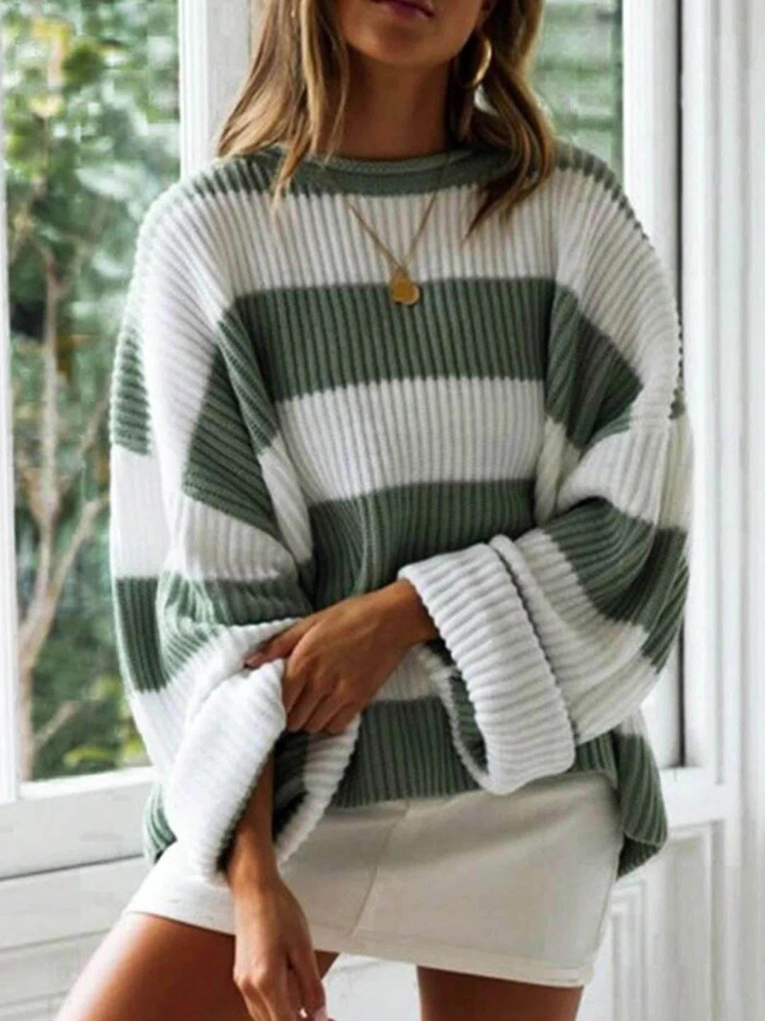 Matilda™ | Pull Rayé à Col Rond