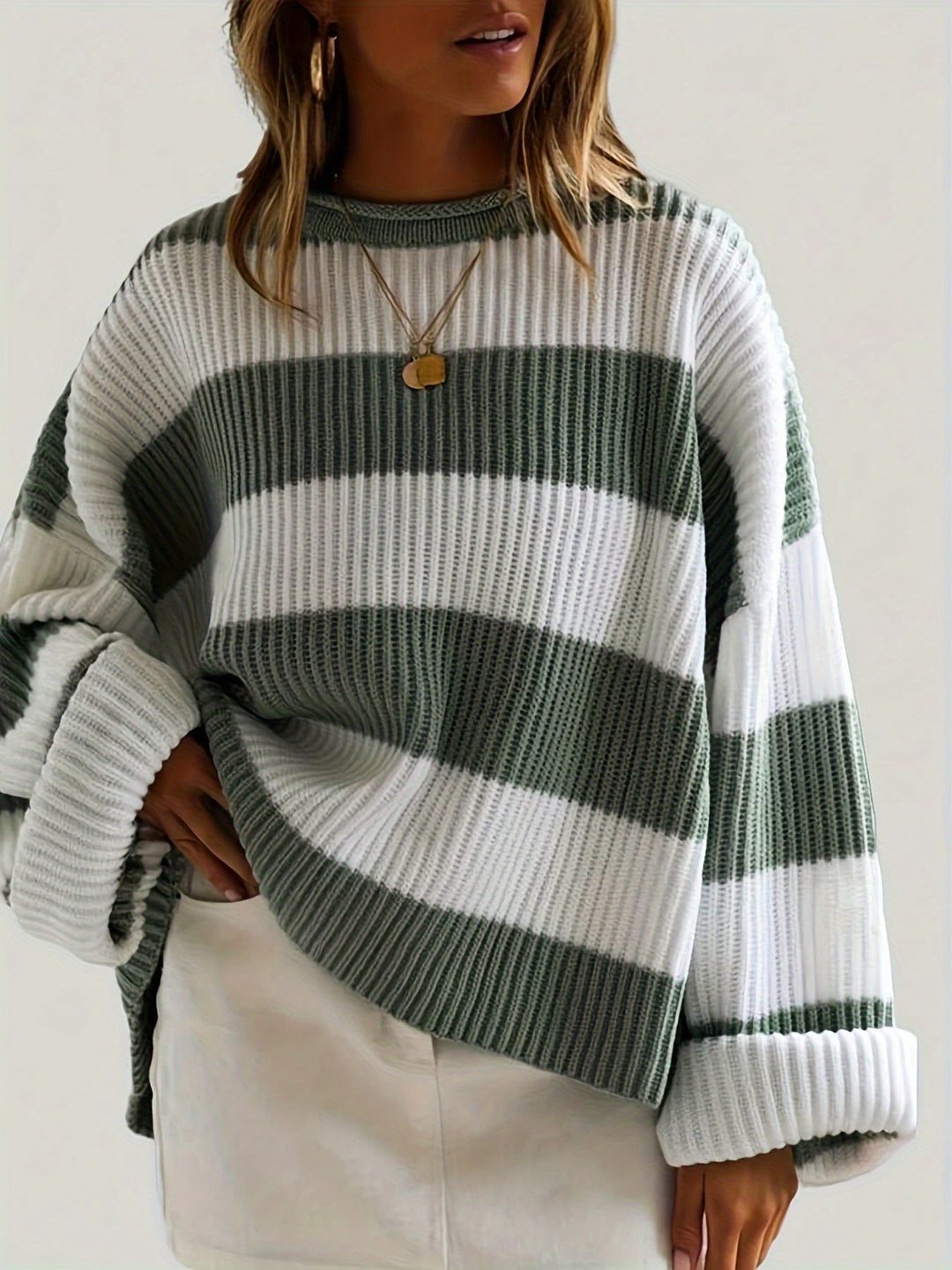 Matilda™ | Pull Rayé à Col Rond