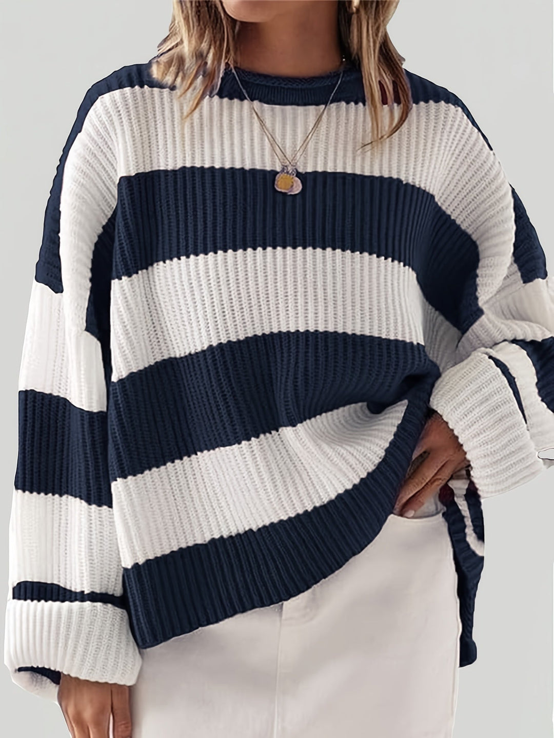 Matilda™ | Pull Rayé à Col Rond