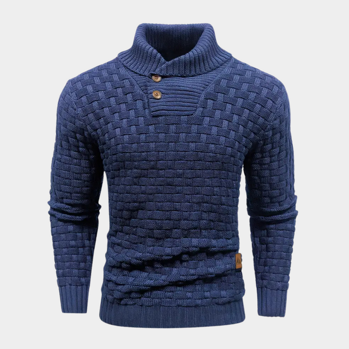 Erik™ | Élégant Pull Col Roulé pour Homme