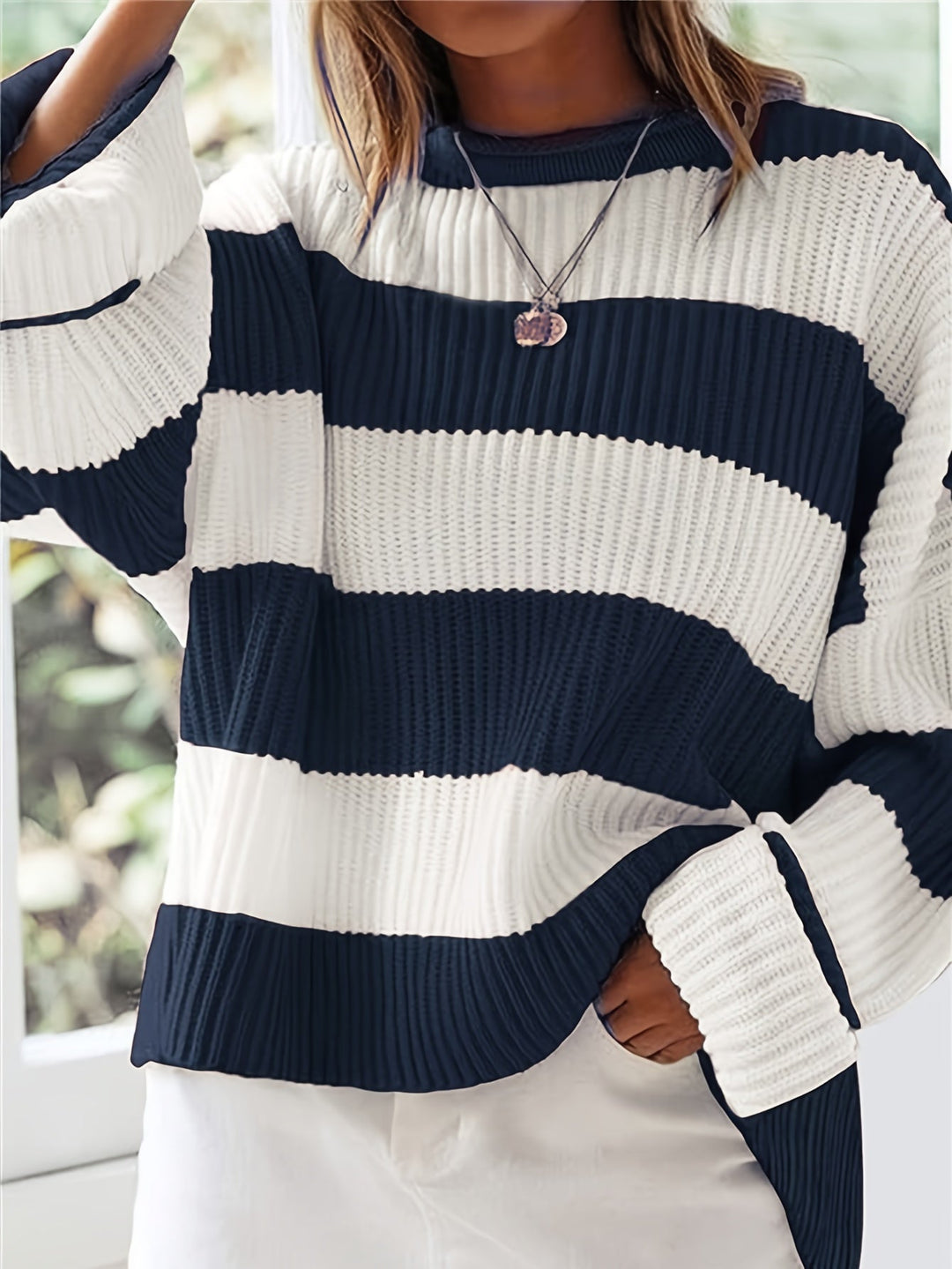 Matilda™ | Pull Rayé à Col Rond