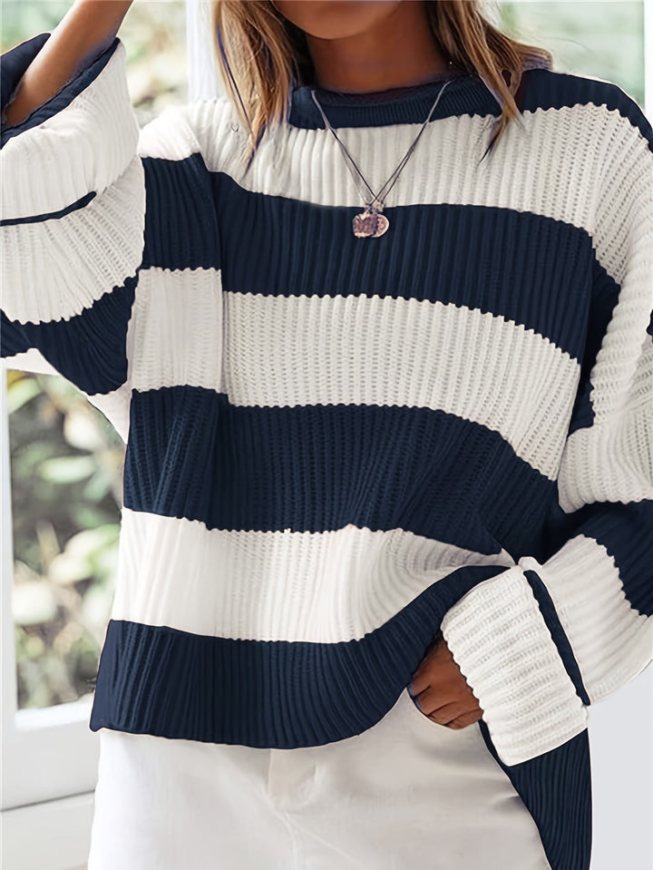 Matilda™ | Pull Rayé à Col Rond