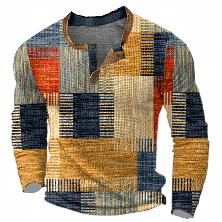 Lucas™ | Pull Chic avec Imprimé Contemporain pour Hommes