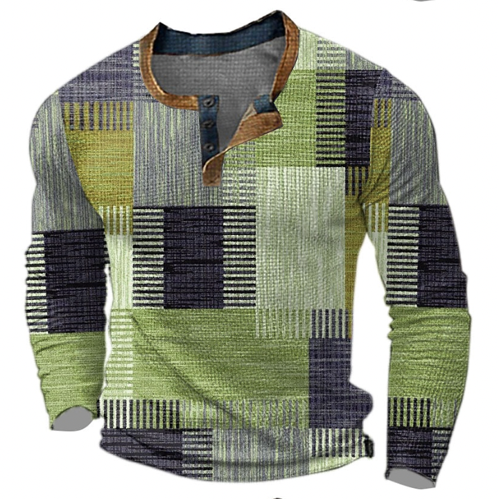 Lucas™ | Pull Chic avec Imprimé Contemporain pour Hommes