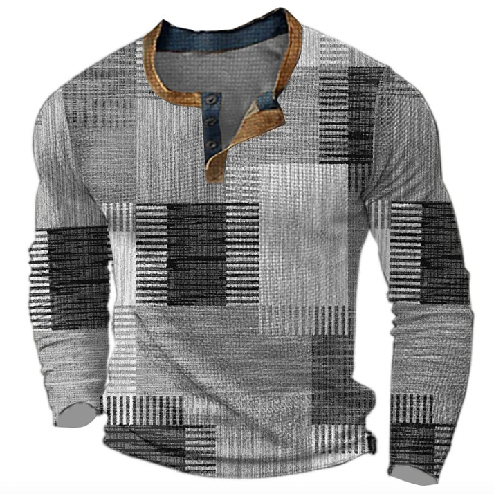 Lucas™ | Pull Chic avec Imprimé Contemporain pour Hommes