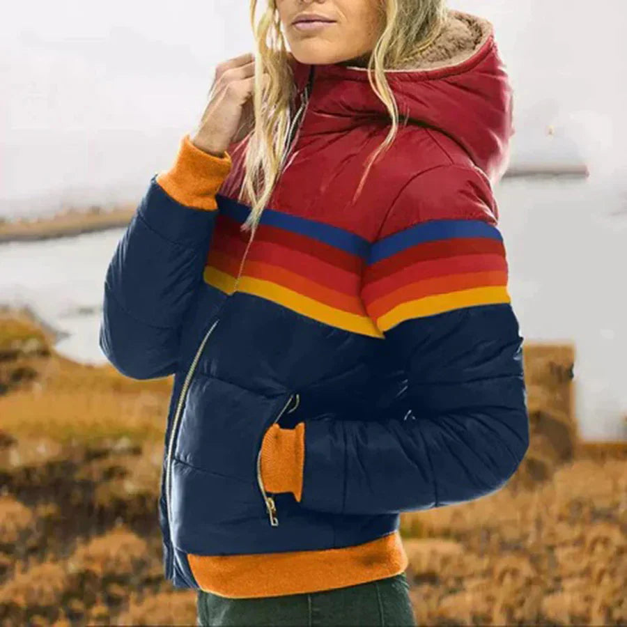 Veste d'hiver en velours tendance 2024