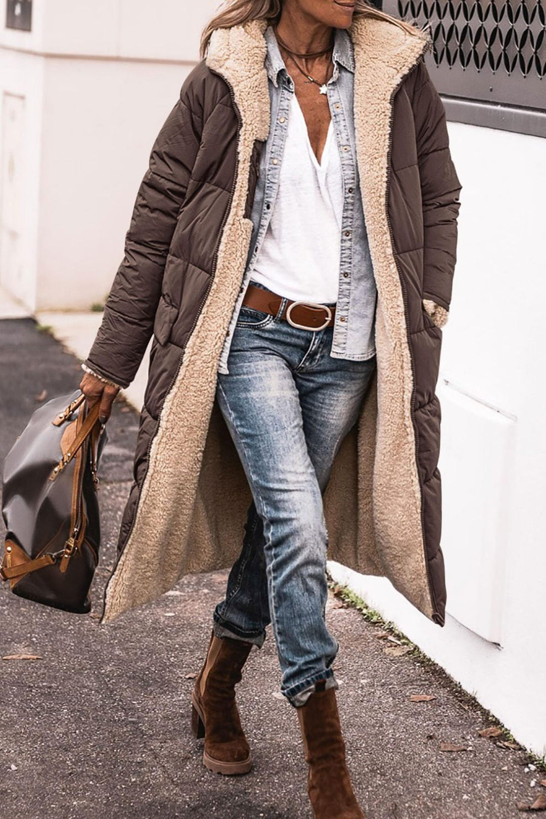 Nora™ – Élégant manteau d'hiver long pour femmes