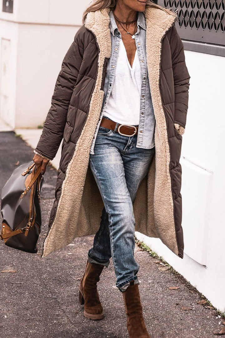 Nora™ – Élégant manteau d'hiver long pour femmes