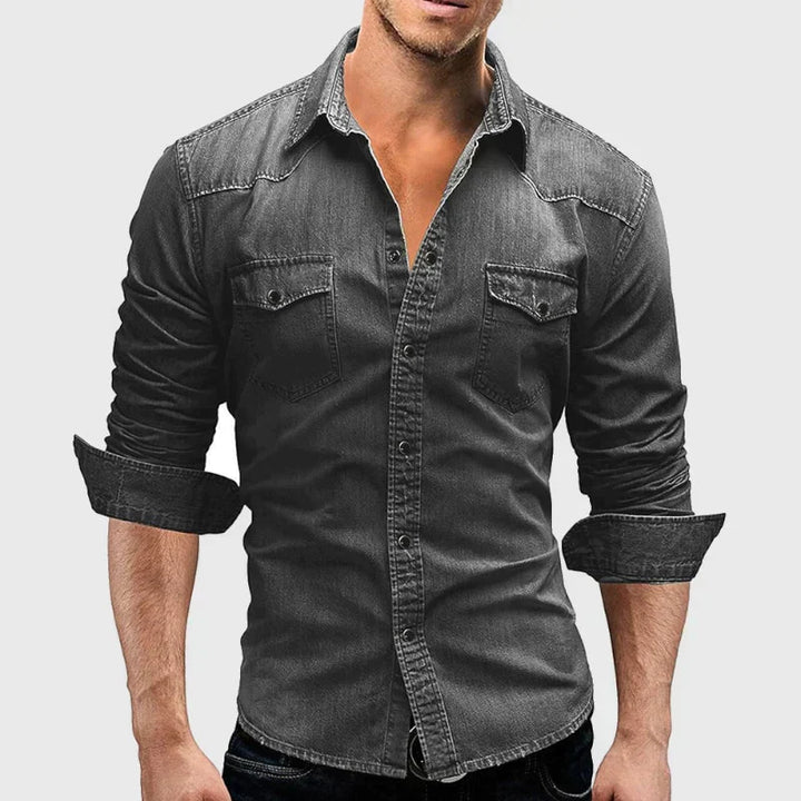 Oscar™ | Chemise en Denim Vintage pour Hommes