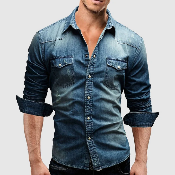 Oscar™ | Chemise en Denim Vintage pour Hommes