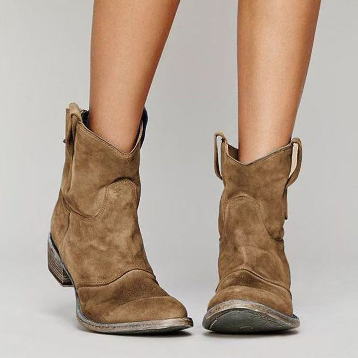 Carlotta – Bottines en Suède