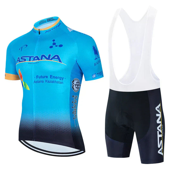 Astana - Tenue Complète pour Cyclistes Professionnels