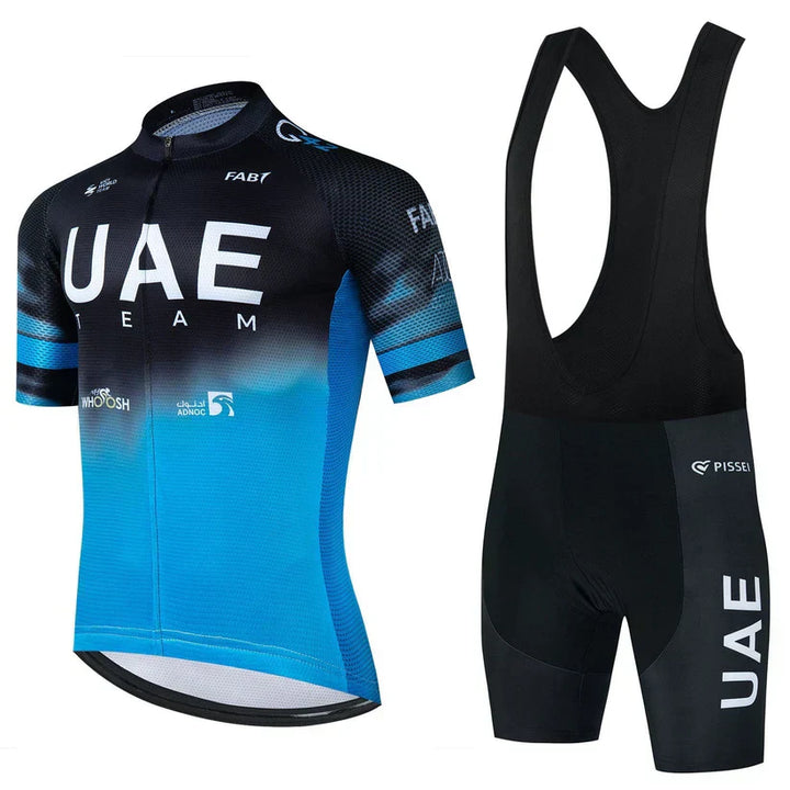 Ensemble de Vêtements de Cyclisme Professionnel - Émirats Arabes Unis