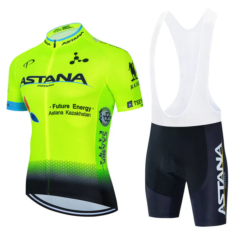 Astana - Tenue Complète pour Cyclistes Professionnels