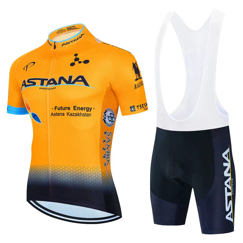 Astana - Tenue Complète pour Cyclistes Professionnels