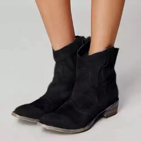 Carlotta – Bottines en Suède