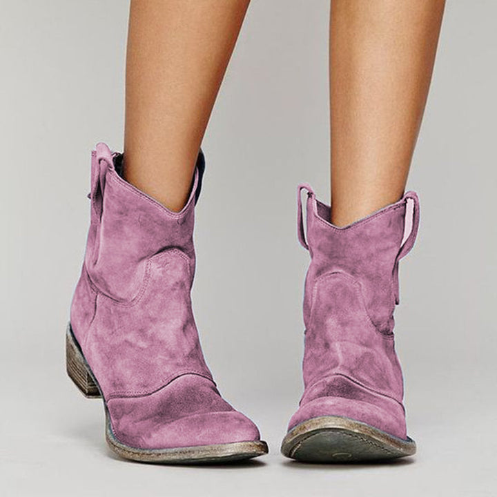 Carlotta – Bottines en Suède