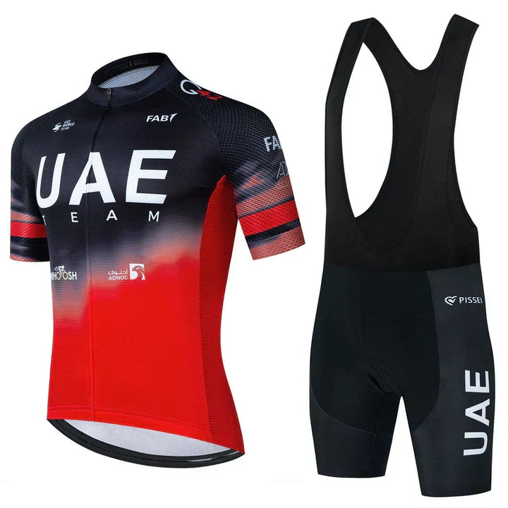Ensemble de Vêtements de Cyclisme Professionnel - Émirats Arabes Unis