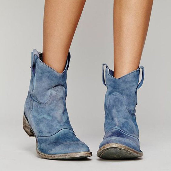 Carlotta – Bottines en Suède