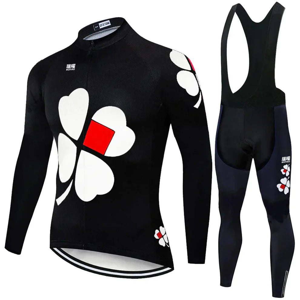 FDJ - Ensemble de cyclisme professionnel à manches longues pour performance optimale