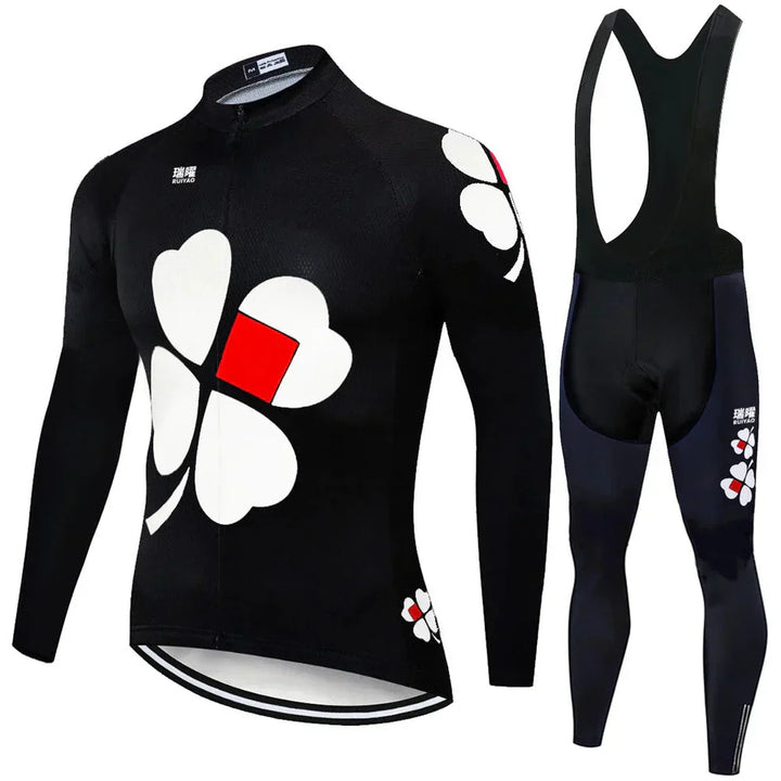 FDJ - Ensemble de cyclisme professionnel à manches longues pour performance optimale