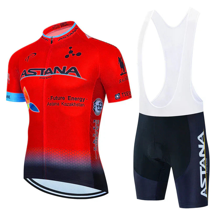 Astana - Tenue Complète pour Cyclistes Professionnels