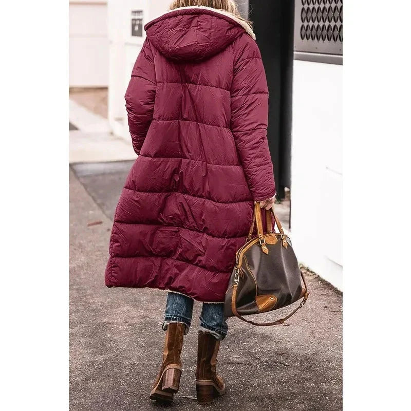 Nora™ – Élégant manteau d'hiver long pour femmes