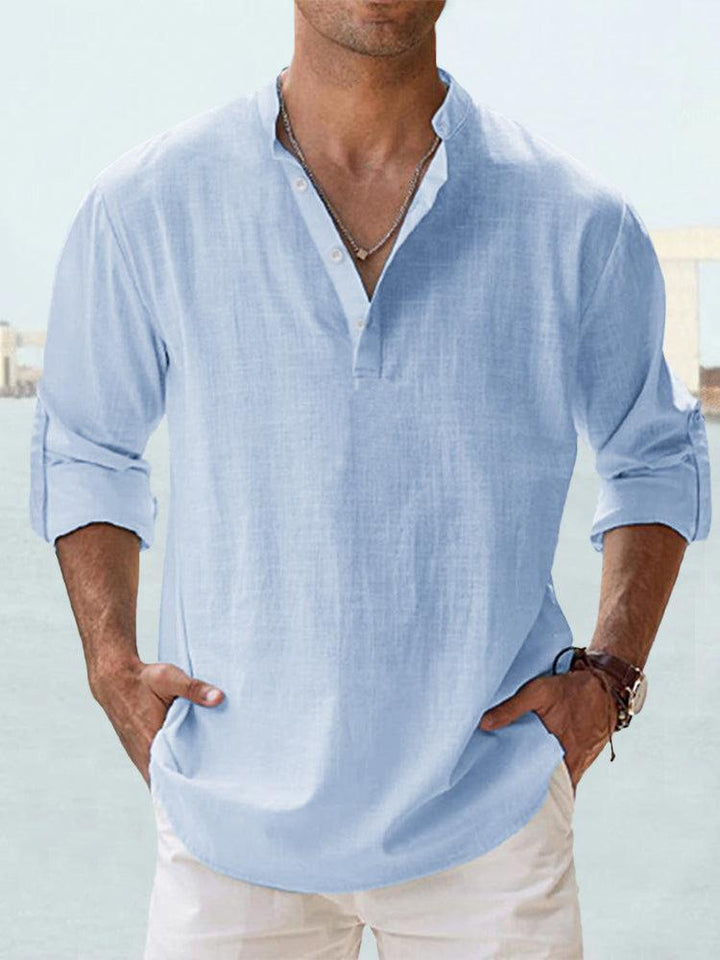 Chemise en lin légère et aérée