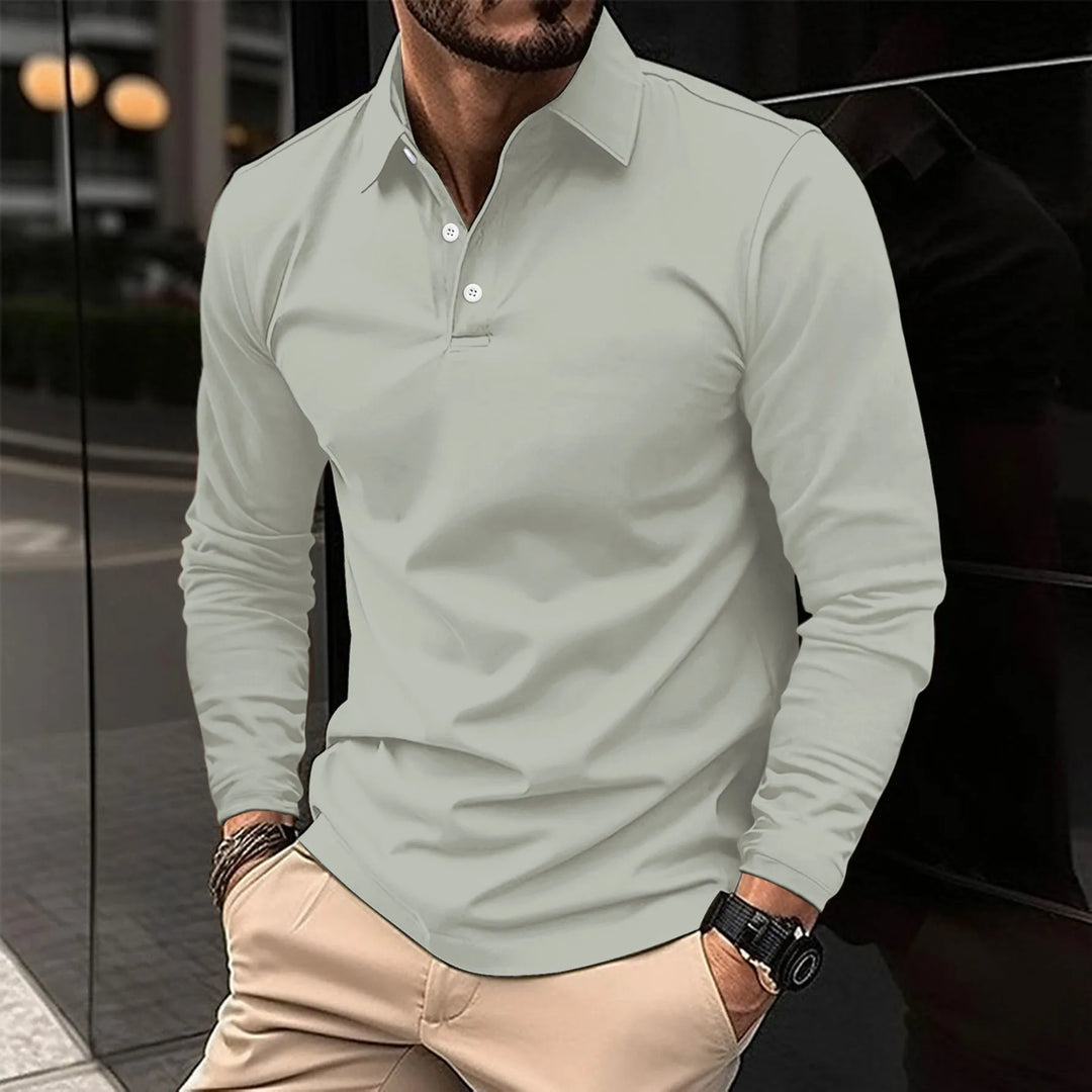 Oskar™ | Élégant Polo à Manches Longues