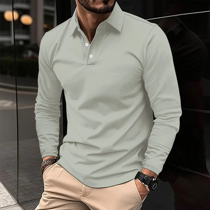 Oskar™ | Élégant Polo à Manches Longues