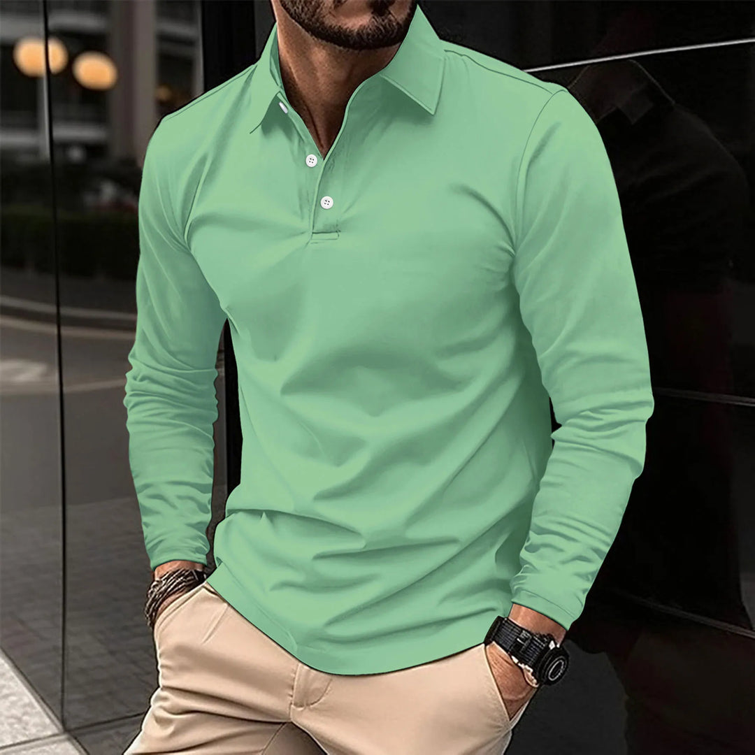 Oskar™ | Élégant Polo à Manches Longues