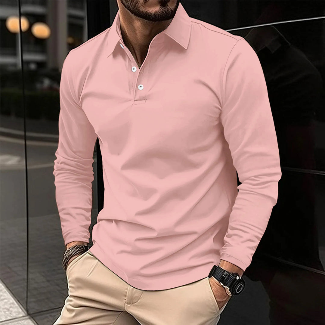 Oskar™ | Élégant Polo à Manches Longues