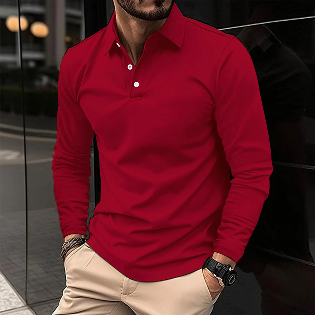 Oskar™ | Élégant Polo à Manches Longues