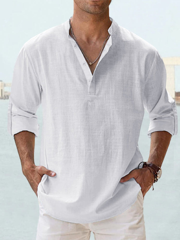 Chemise en lin légère et aérée
