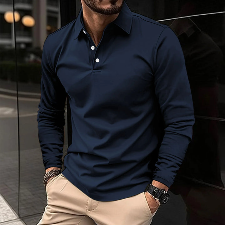 Oskar™ | Élégant Polo à Manches Longues