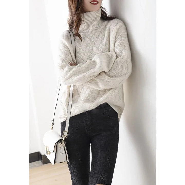 Junia™ | Pull en tricot à col roulé