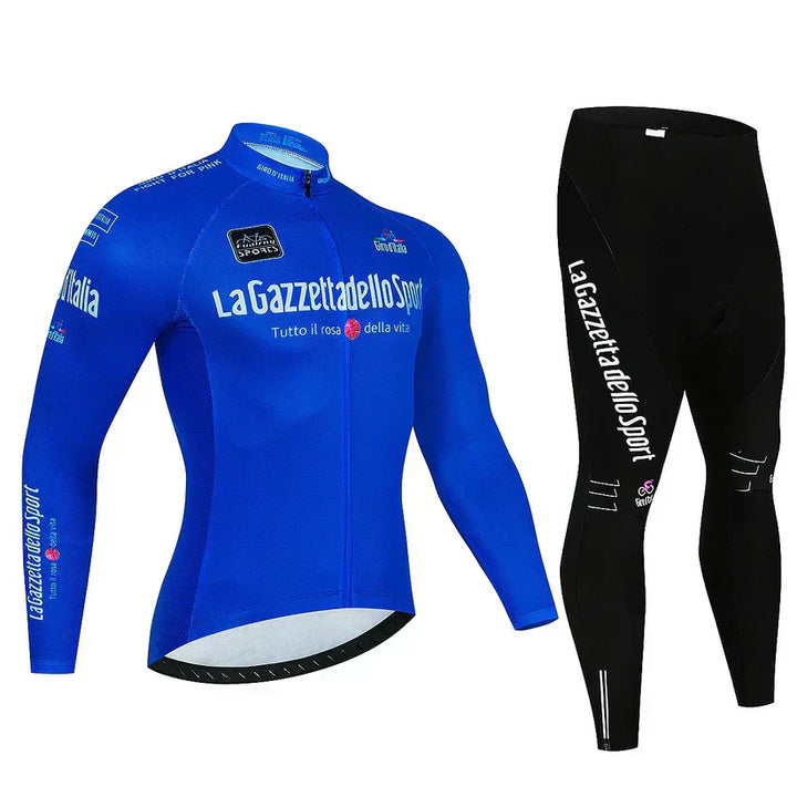 Giro d'Italia - Maillot de cyclisme professionnel à manches longues" 

Rewritten: "Maillot de Cyclisme Professionnel à Manches Longues Giro d'Italia