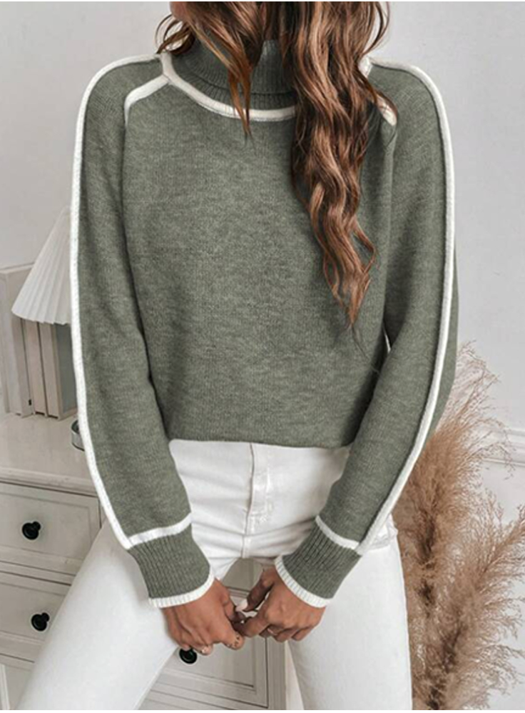 Jenny™ | Pull Confortable à Col Montant