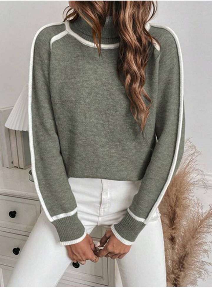 Jenny™ | Pull Confortable à Col Montant