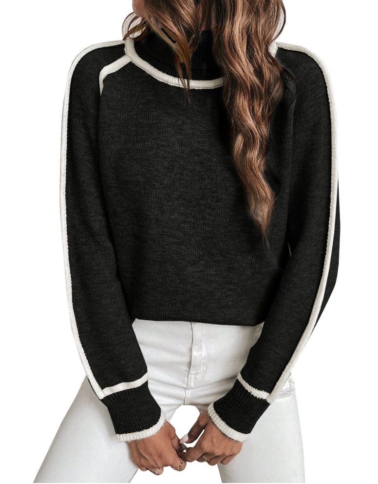 Jenny™ | Pull Douillet à Col Montant