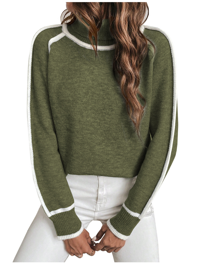 Jenny™ | Pull Douillet à Col Montant
