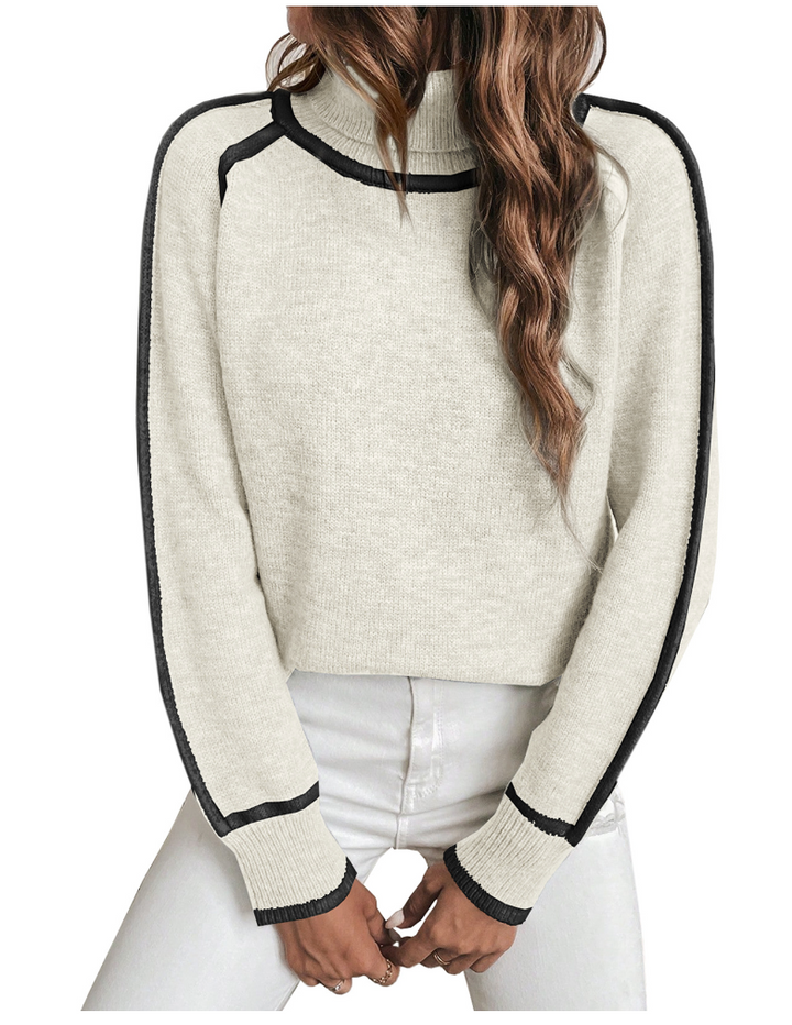 Jenny™ | Pull Confortable à Col Montant