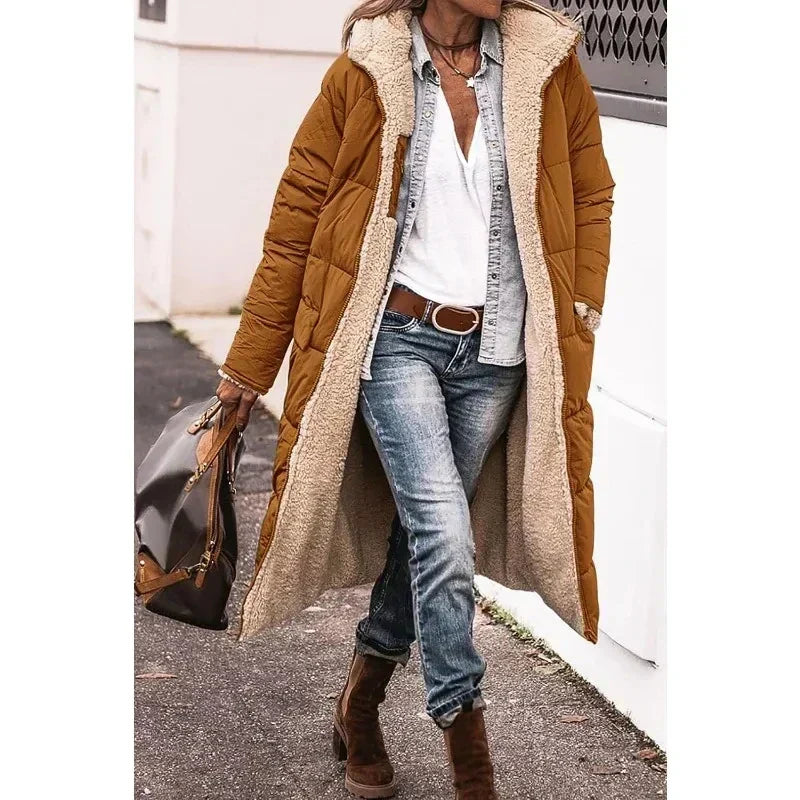 Nora™ – Élégant manteau d'hiver long pour femmes