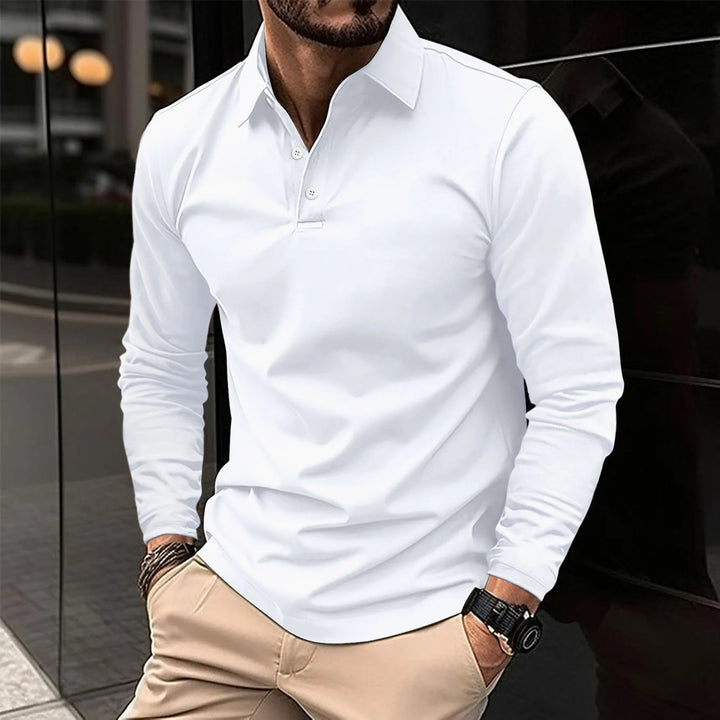 Oskar™ | Élégant Polo à Manches Longues