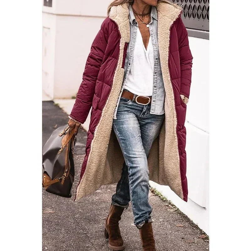 Nora™ – Élégant manteau d'hiver long pour femmes