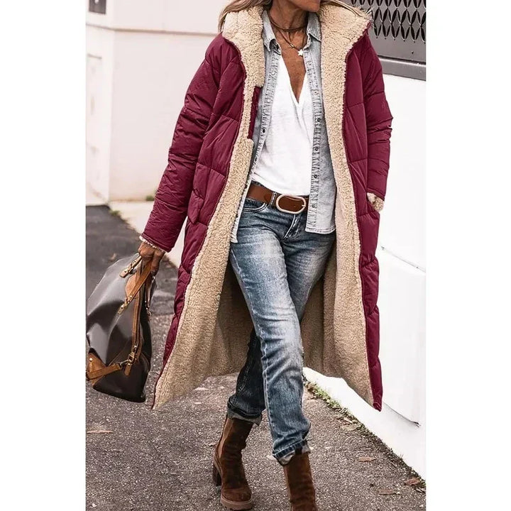 Nora™ – Élégant manteau d'hiver long pour femmes